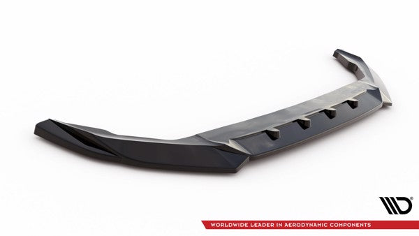 Maxton Front Splitter V.1 Volvo Xc90 R-Design Mk2 Facelift - Gloss Black