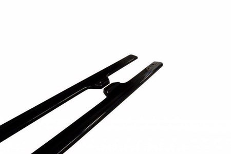 Maxton Side Skirts Diffusers V.1 VW Golf 7 R / R-Line Facelift - Gloss Black