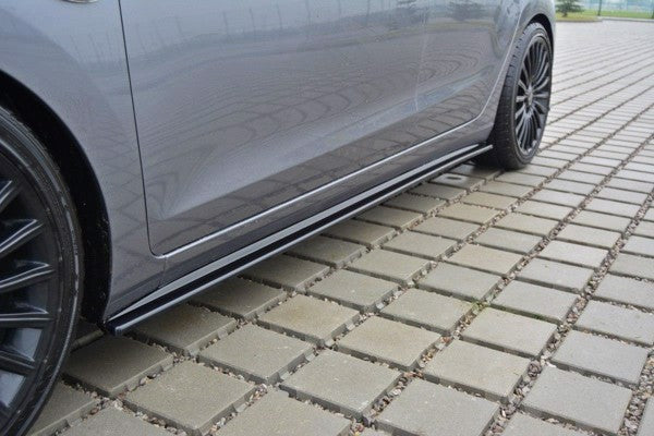 Maxton Side Skirts Diffusers Hyundai I30 Mk.2 - Gloss Black