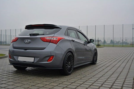 Maxton Side Skirts Diffusers Hyundai I30 Mk.2 - Gloss Black