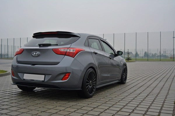 Maxton Side Skirts Diffusers Hyundai I30 Mk.2 - Gloss Black