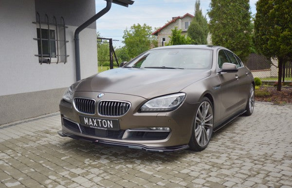 Maxton Front Splitter BMW 6 Gran Coupé - Gloss Black