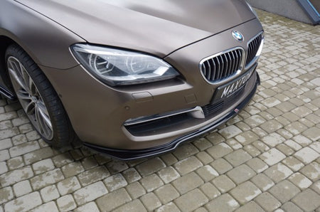 Maxton Front Splitter BMW 6 Gran Coupé - Gloss Black