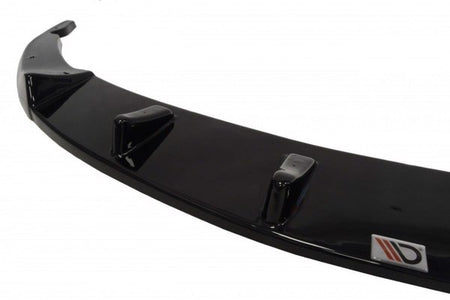 Maxton Front Splitter Opel Corsa D Nurburg (For Opc / Vxr Bumper) - Gloss Black