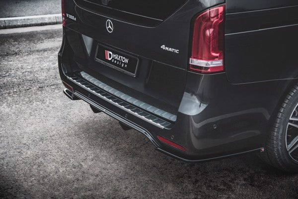 Maxton Rear Valance Mercedes-Benz V-Class Amg-Line W447 Facelift - Gloss Black