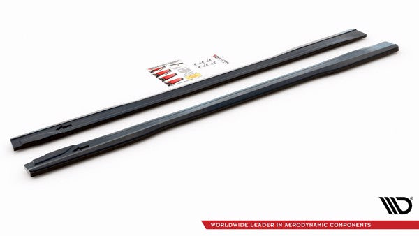 Maxton Side Skirts Diffusers Mercedes-Benz Gle Coupe 63Amg C292 - Gloss Black