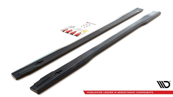 Maxton Side Skirts Diffusers Mercedes-Benz Gle Coupe 63Amg C292 - Gloss Black