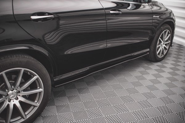 Maxton Side Skirts Diffusers Mercedes-Benz Gle Coupe 63Amg C292 - Gloss Black