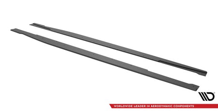 Maxton Street Pro Side Skirts Diffusers Audi RS5 Coupe F5 Facelift - Black