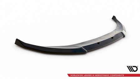 Maxton Front Splitter V.2 Mini Cooper Clubman John Cooper Works F54  - Gloss Black