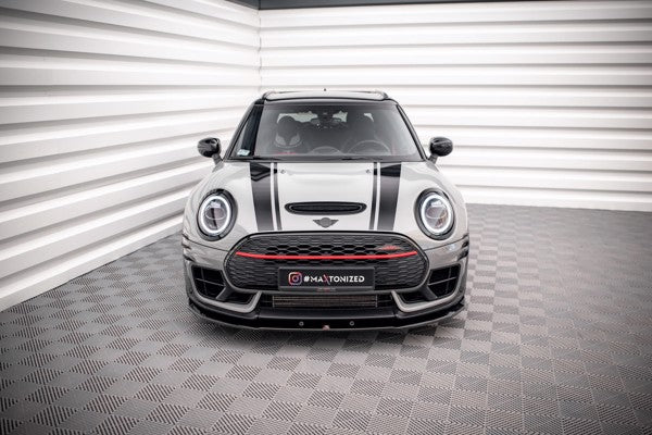 Maxton Front Splitter V.2 Mini Cooper Clubman John Cooper Works F54  - Gloss Black