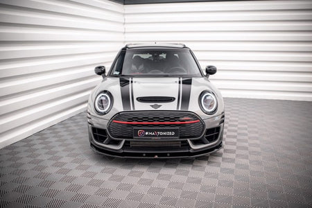 Maxton Front Splitter V.2 Mini Cooper Clubman John Cooper Works F54  - Gloss Black