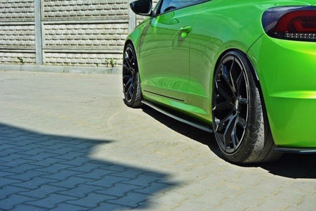 Maxton Side Skirts Diffusers VW Scirocco R - Gloss Black