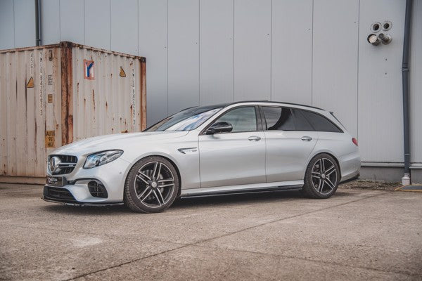 Maxton Side Skirts Diffusers Mercedes-Benz E63 Amg Estate/Sedan S213/W213 - Gloss Black
