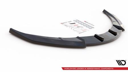 Maxton Front Splitter V.1 Opel Insignia Mk. 1 Opc Facelift - Gloss Black