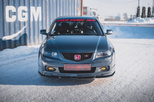 Maxton Front Splitter V.3 Honda Accord Mk7 Type-S - Gloss Black