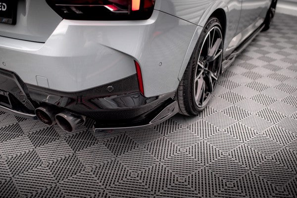 Maxton Rear Side Splitters V.1 BMW 2 Coupe M240I G42 - Gloss Black