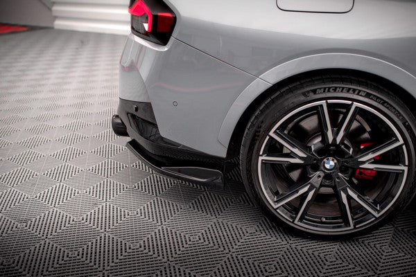 Maxton Rear Side Splitters V.1 BMW 2 Coupe M240I G42 - Gloss Black