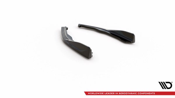 Maxton Rear Side Splitters V.1 BMW 2 Coupe M240I G42 - Gloss Black