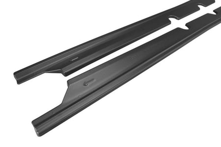 Maxton Side Skirts Diffusers Mercedes Gle W166 Amg-Line - Gloss Black