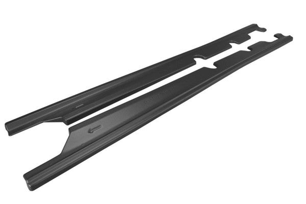 Maxton Side Skirts Diffusers Mercedes Gle W166 Amg-Line - Gloss Black
