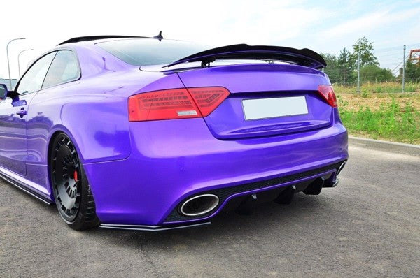 Maxton Spoiler Cap Audi RS5 Mk1 (8T) Facelift - Gloss Black