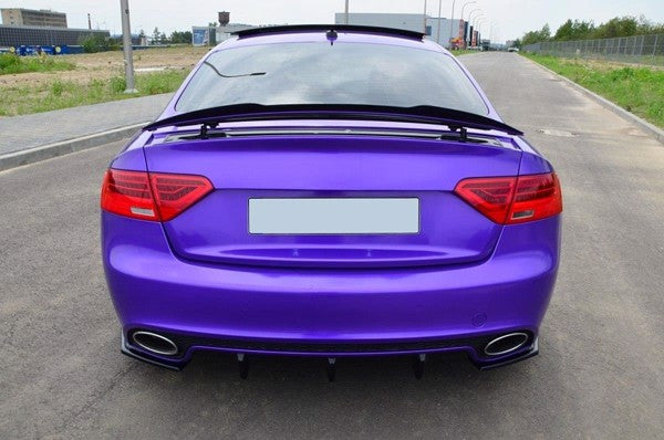 Maxton Spoiler Cap Audi RS5 Mk1 (8T) Facelift - Gloss Black