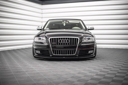 Maxton Front Splitter VW Audi S8 D3 - Gloss Black
