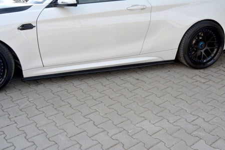Maxton Side Skirts Diffusers BMW M2 F87 Coupé - Gloss Black