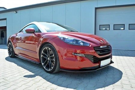 Maxton Front Splitter V.1 Peugeot Rcz Facelift  - Gloss Black