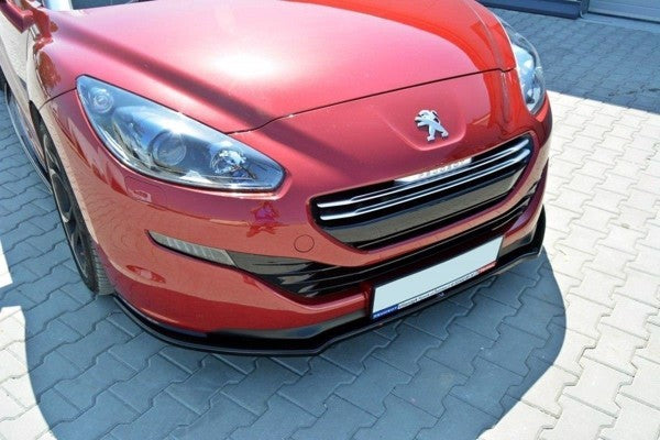 Maxton Front Splitter V.1 Peugeot Rcz Facelift  - Gloss Black