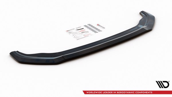 Maxton Front Splitter V.2 VW Golf 7 Gti  - Gloss Black