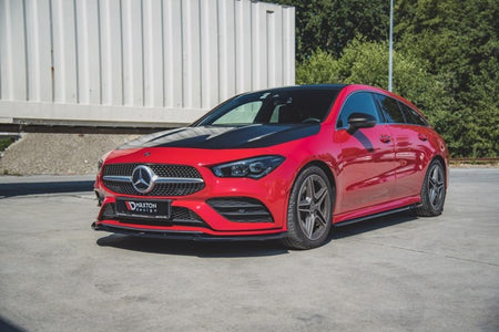 Maxton Front Splitter V.2 Mercedes-Benz Cla Amg-Line C118 - Gloss Black