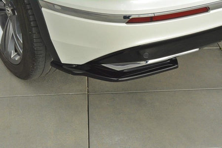 Maxton Rear Side Splitters VW Tiguan Mk2 R-Line - Gloss Black
