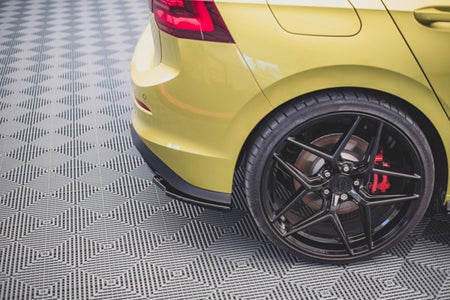 Maxton Rear Side Splitters V.2 Volkswagen Golf 8 Gti Clubsport - Gloss Black