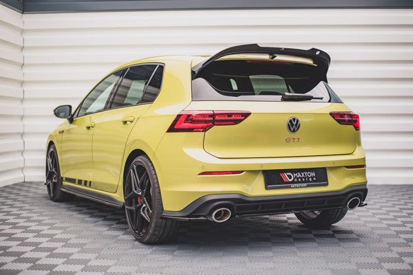 Maxton Rear Side Splitters V.2 Volkswagen Golf 8 Gti Clubsport - Gloss Black