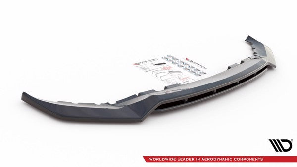 Maxton Front Splitter V.1 BMW X7 M G07 - Gloss Black