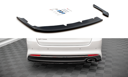 Maxton Rear Side Splitters Kia Optima Mk4 - Gloss Black