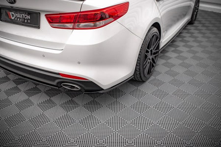 Maxton Rear Side Splitters Kia Optima Mk4 - Gloss Black
