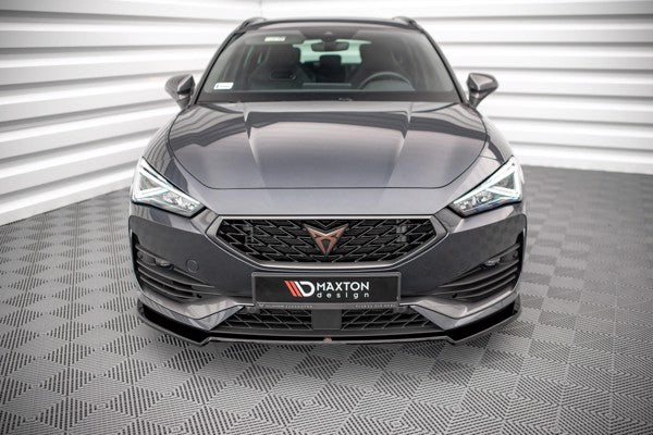 Maxton Front Splitter V.2 Cupra Leon - Gloss Black