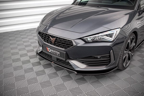 Maxton Front Splitter V.2 Cupra Leon - Gloss Black