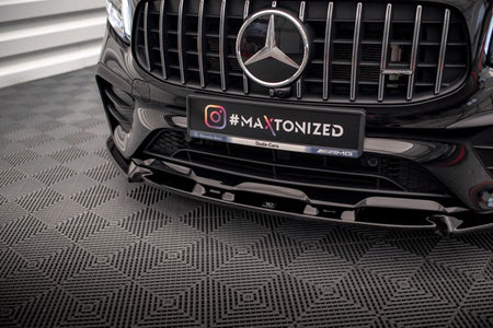 Maxton Front Splitter V.1 Mercedes-Amg Glb 35 X247 - Gloss Black