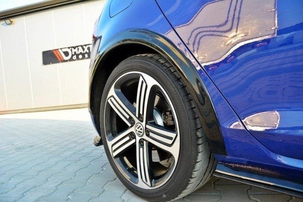 Maxton Fenders Extension VW Golf 7 R / R-Line Facelift - Gloss Black