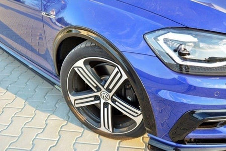 Maxton Fenders Extension VW Golf 7 R / R-Line Facelift - Gloss Black