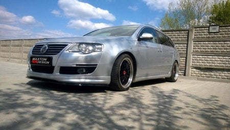 Maxton Front Splitter VW Passat B6 R-Line - Gloss Black