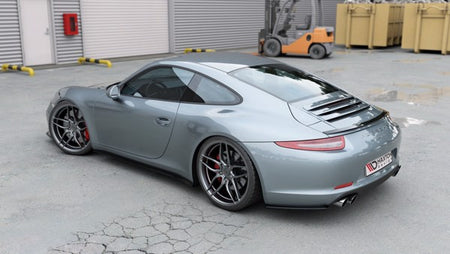 Maxton Side Skirts Diffusers Porsche 911 Carrera 991 - Gloss Black
