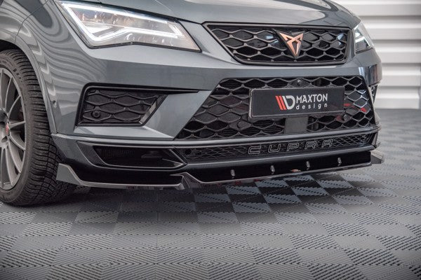 Maxton Front Splitter V.1 Cupra Ateca - Gloss Black