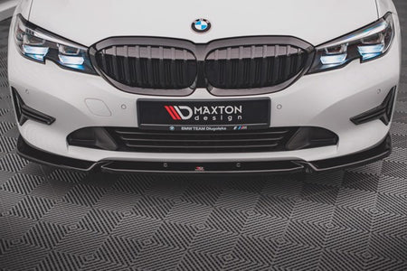 Maxton Front Splitter V.1 BMW 3 G20 / G21 - Gloss Black