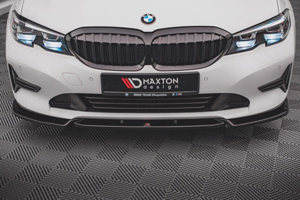 Maxton Front Splitter V.1 BMW 3 G20 / G21 - Gloss Black