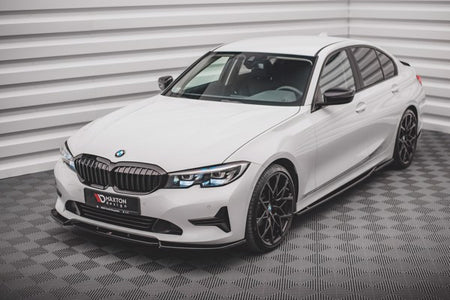 Maxton Front Splitter V.1 BMW 3 G20 / G21 - Gloss Black